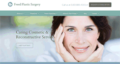 Desktop Screenshot of freedplasticsurgery.com