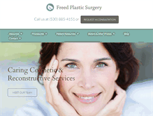 Tablet Screenshot of freedplasticsurgery.com